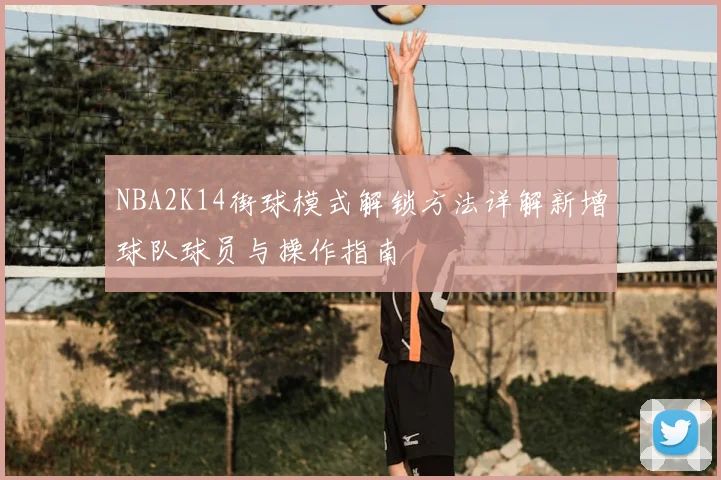 NBA2K14街球模式解锁方法详解新增球队球员与操作指南