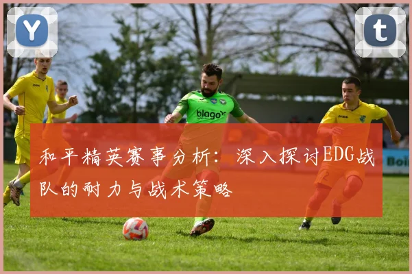 和平精英赛事分析：深入探讨EDG战队的耐力与战术策略